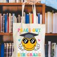 Peace Out 5th Grade Graduation Last Day Of School Canvas Tote Bag