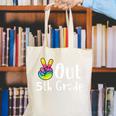 Peace Out 5th Grade Tie Dye Graduation Class Of 2026 Canvas Tote Bag