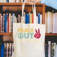 Peace Out 8th Grade Graduation Last Day Of School Canvas Tote Bag