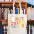 Peace Out Third 3rd Grade Graduation Graduate Class Of 2025 Canvas Tote Bag