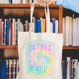 People Person Repellant Antisocial Introvert Canvas Tote Bag