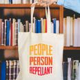 People Person Repellant Introvert Premium Canvas Tote Bag People Person Repellant Introvert Premium Canvas Tote Bag