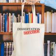 PhD Thesis Defense Graphic Doctoral Graduation Canvas Tote Bag