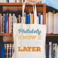 Philately Now Minimal Socializing Introvert Vintage Canvas Tote Bag