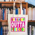 Pink STRAIGHT OUTTA Preschool PRE-K Graduation Canvas Tote Bag