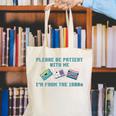 PLEASE BE PATIENT WITH ME I'M FROM THE 1900s 90s Meme Premium Tri-Blend Canvas Tote Bag PLEASE BE PATIENT WITH ME I'M FROM THE 1900s 90s Meme Premium Tri-Blend Canvas Tote Bag