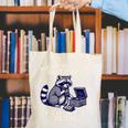 Please Be Patient I'm From The 1900s Retro Raccoon Saying Canvas Tote Bag