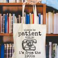 Please Be Patient With Me I'm From The 1900s Telephone Tees Canvas Tote Bag Please Be Patient With Me I'm From The 1900s Telephone Tees Canvas Tote Bag