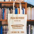 Please Be Patient With Me I'm From The 1900s Vintage Airship Canvas Tote Bag Please Be Patient With Me I'm From The 1900s Vintage Airship Canvas Tote Bag