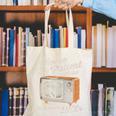 Please Be Patient With Me I'm From The 1900s Vintage TV Premium Canvas Tote Bag