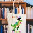 Preschool Graduation Class Of 2022 Graduate Dinosaur Kids Canvas Tote Bag