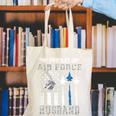 Proud Air Force Husband US Air Force Graduation Husband Canvas Tote Bag