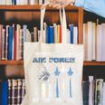Proud Air Force Mother-In-Law US Air Force Graduation Canvas Tote Bag