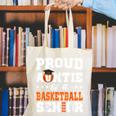 Proud Auntie Of a Basketball Senior 2026 Graduation Gifts Canvas Tote Bag
