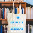 Proud Aunty Of 2024 College Graduate Family 24 Graduation Canvas Tote Bag