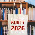 Proud Aunty Of a Class Of 2026 Graduate Senior Graduation Canvas Tote Bag