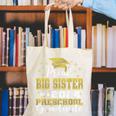 Proud Big Sister Of Pre School Graduate 2024 Graduation Big Canvas Tote Bag