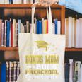 Proud Bonus Mom Of Pre School Graduate 2024 Graduation Bonus Canvas Tote Bag
