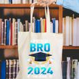 Proud Brother Of Two 2024 Graduates Twin Family Graduation Canvas Tote Bag