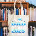 Proud Dad Of 5th Grade Graduate 2025 Elementary Graduation Canvas Tote Bag
