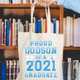 Proud Godson Of a 2021 Graduate School Graduation Family Canvas Tote Bag