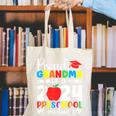 Proud Grandma Of Class Of 2024 Preschool Graduate Graduation Canvas Tote Bag