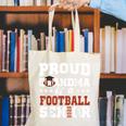 Proud Grandma Of a Football Senior 2026 Graduation Canvas Tote Bag