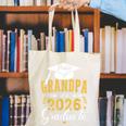 Proud Grandpa Of a Class Of 2026 Graduate For Graduation Canvas Tote Bag
