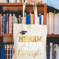 Proud Memaw Of 2026 Graduate College Graduation Canvas Tote Bag