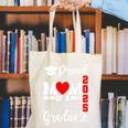 Proud Mom Of a Class Of 2025 Graduate Senior Mom Graduation Canvas Tote Bag