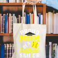 Proud Mom Of a Softball Senior Class Of 2025 Graduation Canvas Tote Bag