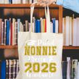 Proud Nonnie Of a Class Of 2026 Graduate Graduation 2026 Canvas Tote Bag