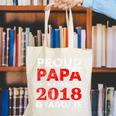 Proud Papa Of A Class Of 2018 Graduate Shirt Graduation Canvas Tote Bag