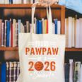 Proud PAW PAW Of 2026 Senior Basketball Student Graduation Canvas Tote Bag