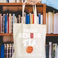 Proud Senior Tia 2026 Graduation Basketball Player Canvas Tote Bag
