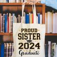 Proud Sister Of A 2024 Graduate Senior Graduation Canvas Tote Bag