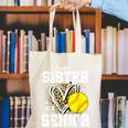 Proud Sister Of A 2026 Senior Softball Graduation Leopard Canvas Tote Bag