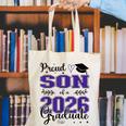 Proud Son Of a Class Of 2026 Graduate For Graduation Canvas Tote Bag