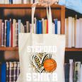 Proud Stepdad Of A 2026 Senior Basketball Graduation Leopard Canvas Tote Bag