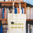 Proud Stepdad Class Of 2021 Graduate Senior 21 Graduation Canvas Tote Bag