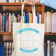 Psychology Student Tshirt Graduation Canvas Tote Bag