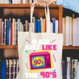 Rad Just Like The 90s 90s Aesthetic Nostalgia 1990s Retro Canvas Tote Bag Rad Just Like The 90s 90s Aesthetic Nostalgia 1990s Retro Canvas Tote Bag