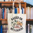 Raised On 90's Country Music Lover Nostalgia Retro Vibe Premium Tri-Blend Canvas Tote Bag