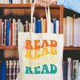 Read Read Read Read Book Lover Reading Bookworm Reader Canvas Tote Bag