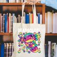 Readsolotl Cute Axolotl Book Lover Reading Women Girls Canvas Tote Bag