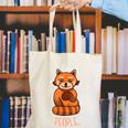 Red Panda Introvert For Red Pandas Fan Canvas Tote Bag Red Panda Introvert For Red Pandas Fan Canvas Tote Bag