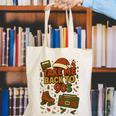 Retro 90s 80s Baby Christmas Holiday Nostalgia Canvas Tote Bag Retro 90s 80s Baby Christmas Holiday Nostalgia Canvas Tote Bag