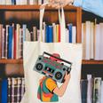 Retro 90s Boombox Nostalgia Party For Music Lovers Men Women Canvas Tote Bag
