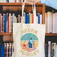 Retro Cassette Player Never Forget Nostalgia Vintage Canvas Tote Bag