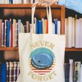 Retro CD Player Never Forget Nostalgia Vintage Canvas Tote Bag